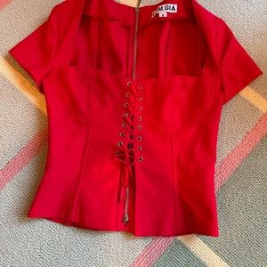 I am Gia corset top